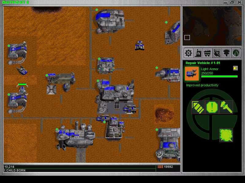 This game is the key to everything A screenshot of Outpost 2