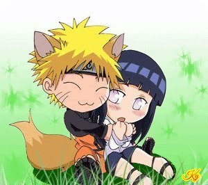 Cute picture of Naruto and Hinata!
